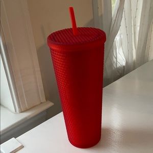 Starbucks Matte Red Studded Tumbler Cup